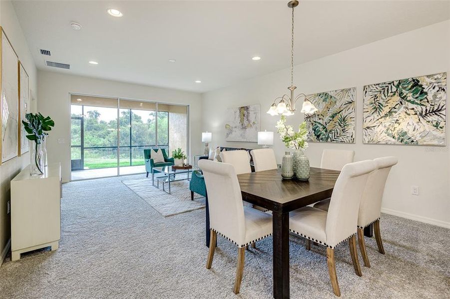 Furnished interior view inside a new home in , Winter Haven (Image 9).