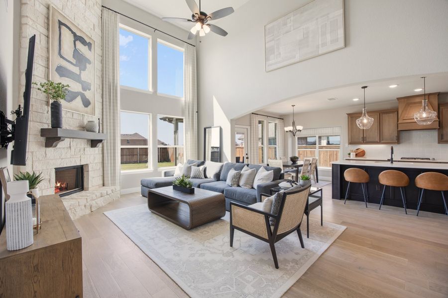 Furnished interior view inside a new home in Silo Mills, Joshua (Image 14).