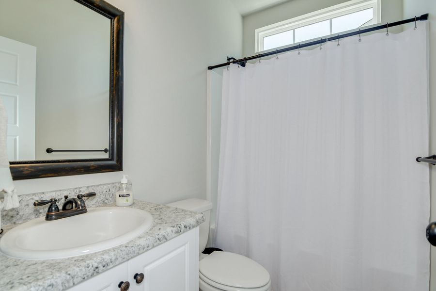 Furnished interior view inside a new home in , Edgefield (Image 9).