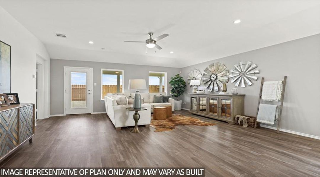 Furnished interior view inside a new home in Porters Mill, New Caney (Image 15).