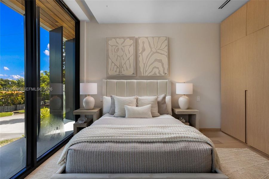 Furnished interior view inside a new home in , Miami Beach (Image 33).