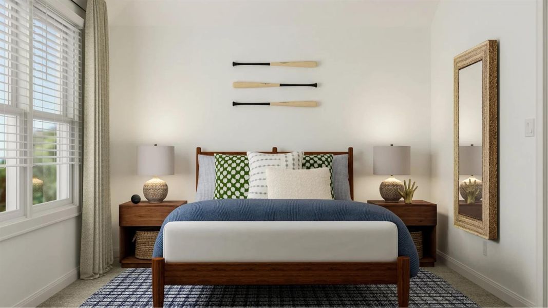 Furnished interior view inside a new home in Lively Ranch: Brookstone Collection, Georgetown (Image 7).