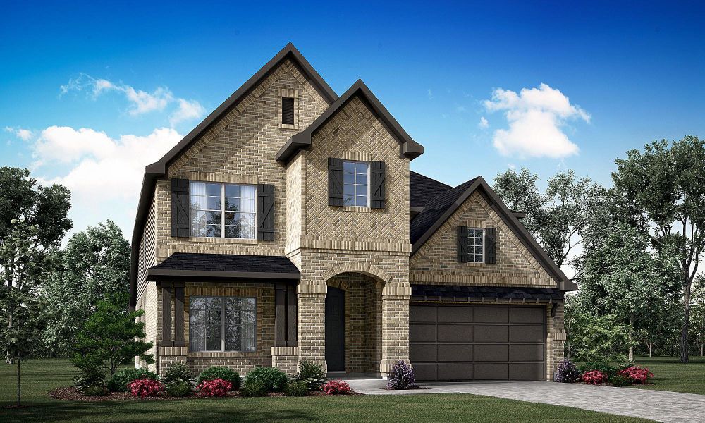 Linz plan by Newmark Homes, featuring 5 bedrooms, 4.5 baths and a tandem 3 car garage. One of the few remaining 50 ft plans available. Linz plan by Newmark Homes, featuring 5 bedrooms, 4.5 baths and a tandem 3 car garage. One of the few remaining 50 ft plans available.