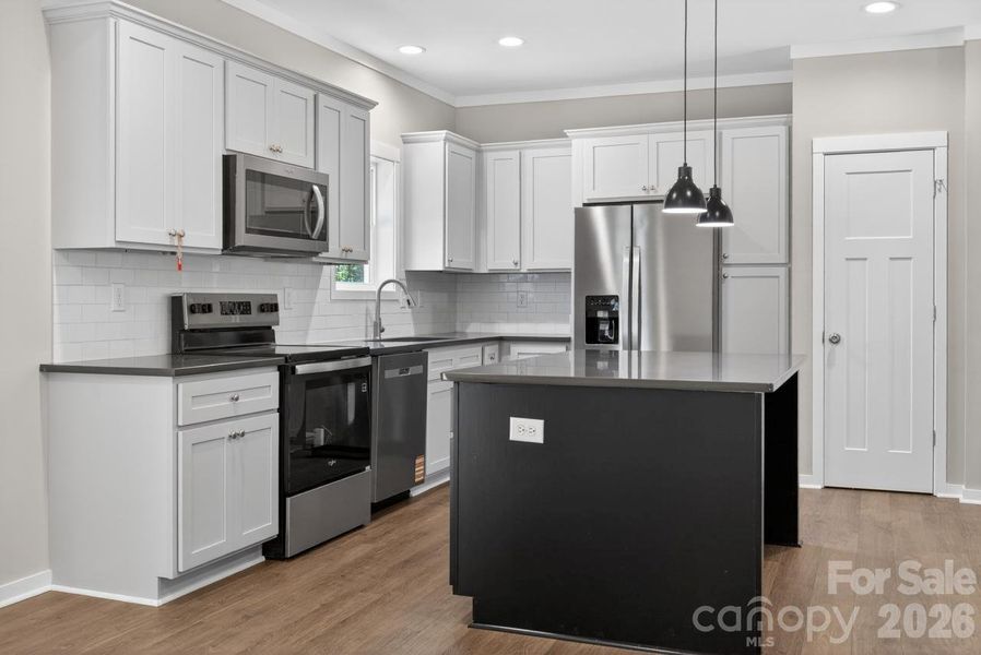 Furnished interior view inside a new home in , Columbus (Image 8).