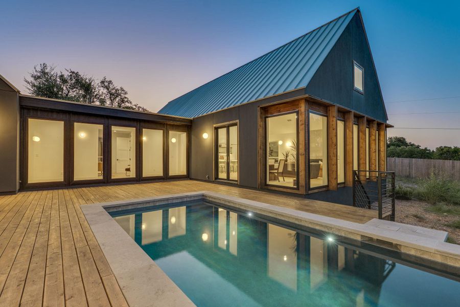 Front exterior of a new home in , Austin, TX, highlighting curb appeal (Image 23). Front exterior of a new home in , Austin, TX, highlighting curb appeal (Image 23).