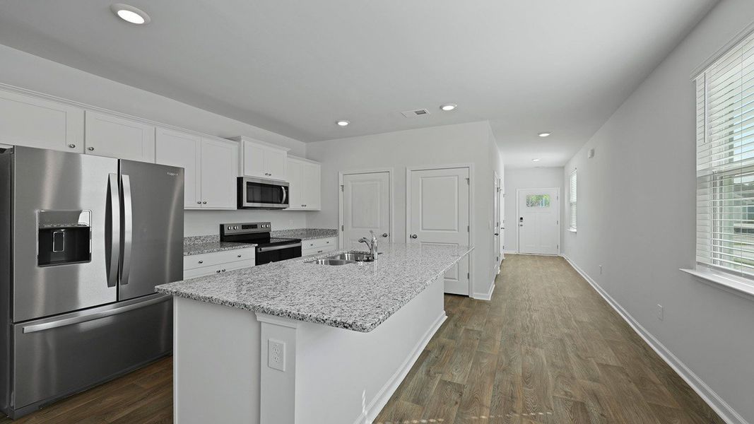 Furnished interior view inside a new home in Evergreen, Holly Hill (Image 10).