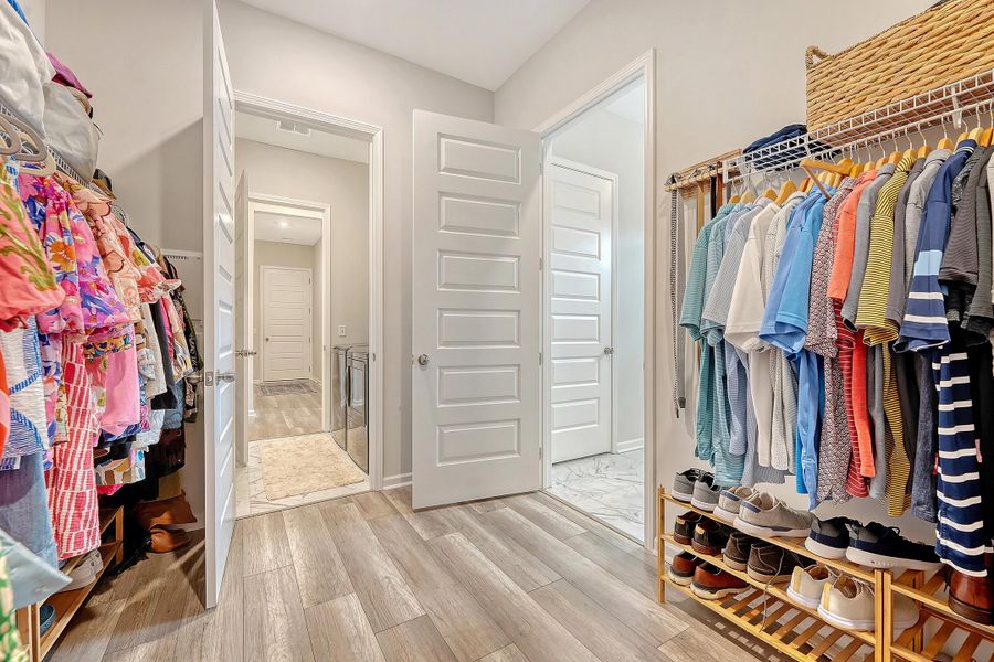 Furnished interior view inside a new home in Horizons at Summers Corner | 55+: The Estates, Summerville (Image 40).