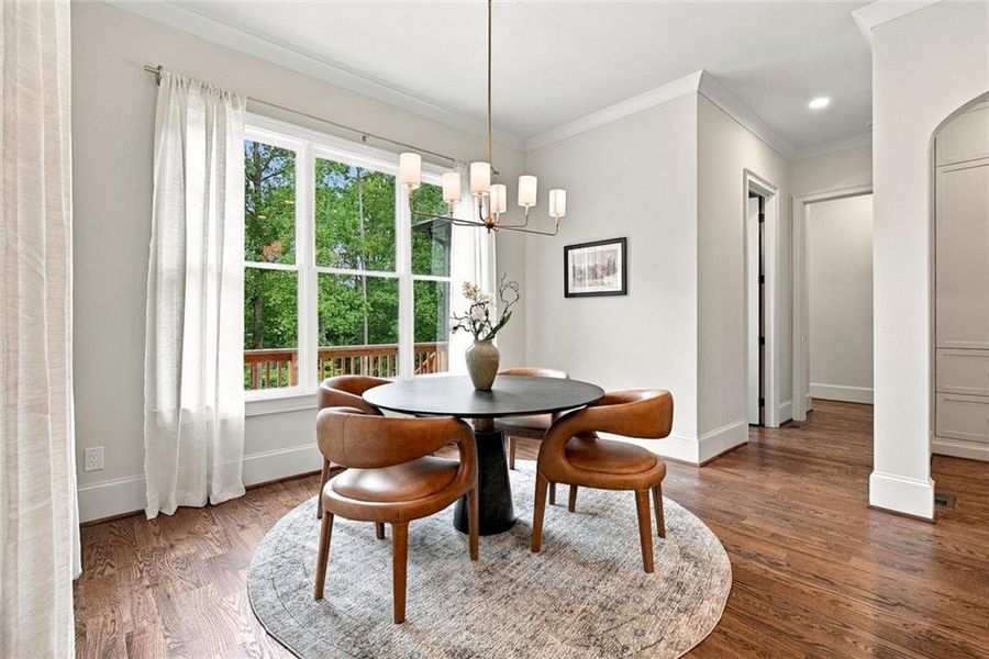 Furnished interior view inside a new home in , Smyrna (Image 62).