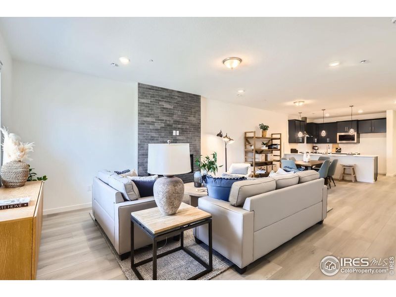 Furnished interior view inside a new home in , Longmont (Image 7).