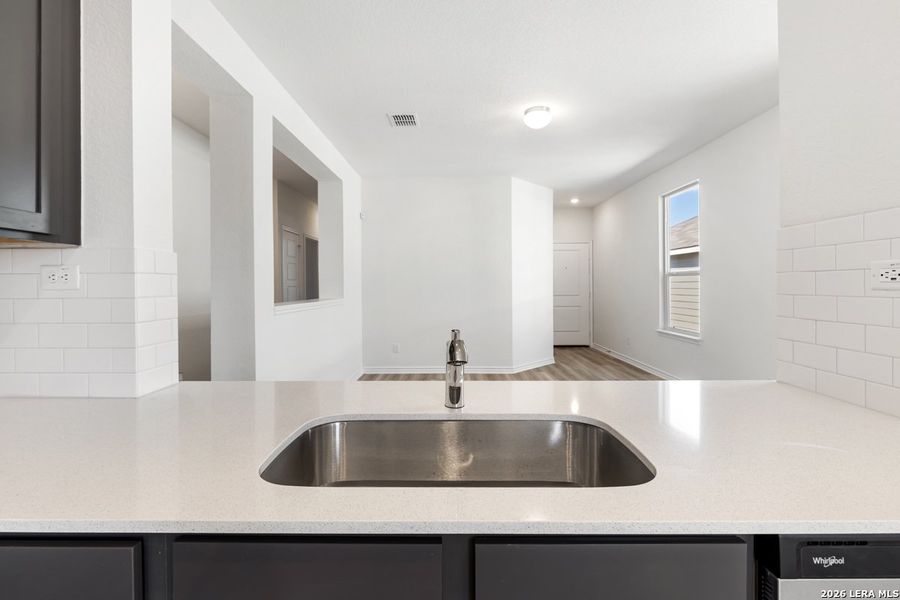 Close-up of interior finishes inside a home in Knox Ridge, Converse (Image 12).