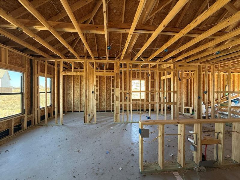 In-progress construction of a new home in , Godley, TX (Image 8).