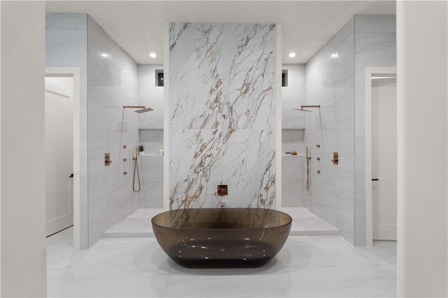 Furnished interior view inside a new home in , Atlanta (Image 60).