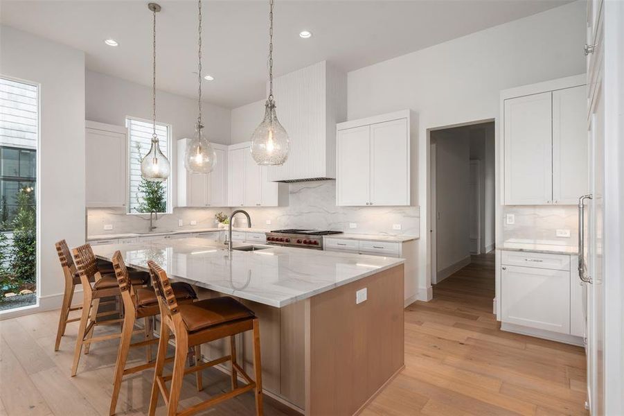 Furnished interior view inside a new home in , Malakoff (Image 6).