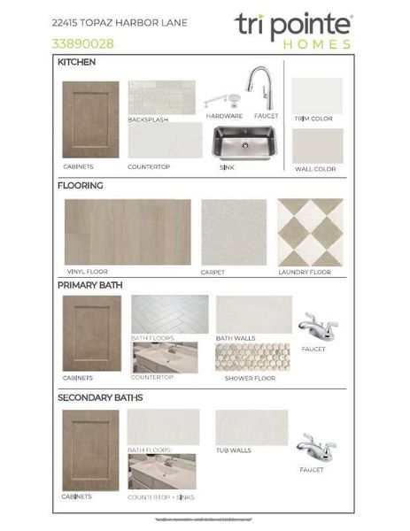 Sample of building materials used in homes in Oakhill Reserve, Tomball (Image 2). Sample of building materials used in homes in Oakhill Reserve, Tomball (Image 2).