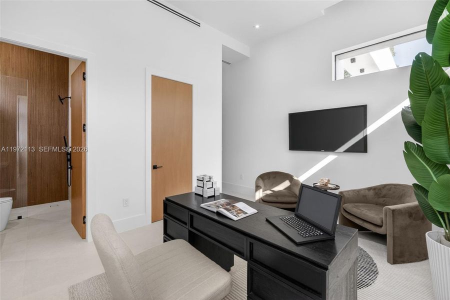 Furnished interior view inside a new home in , Miami (Image 8). Furnished interior view inside a new home in , Miami (Image 8).