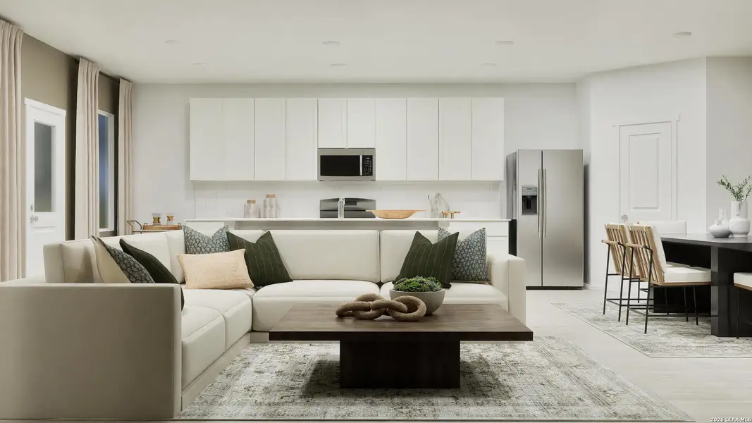 Furnished interior view inside a new home in Summerlin, San Antonio (Image 15).