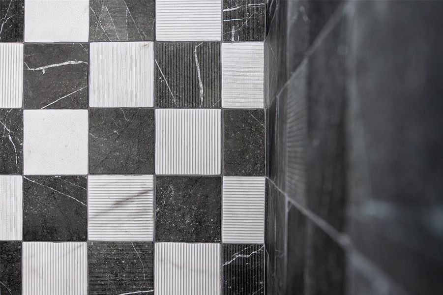 Close-up of interior finishes inside a home in , Dallas (Image 19).