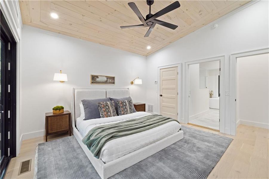 Furnished interior view inside a new home in , Cherry Log (Image 26).