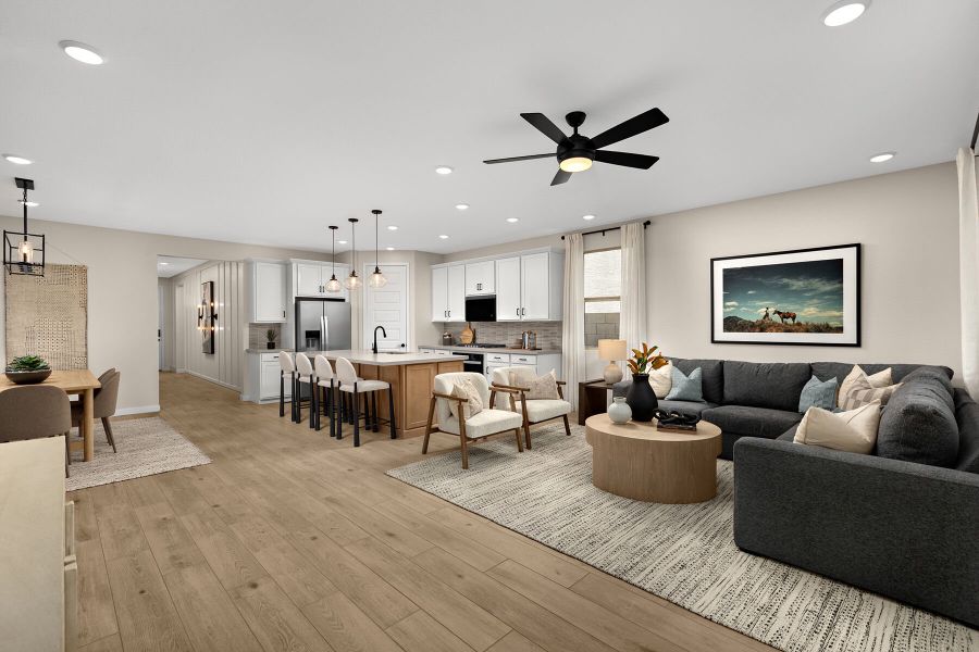Representative furnished interior of a home built from the Copper by Mattamy Homes in Soleo, San Tan Valley (Image 9).