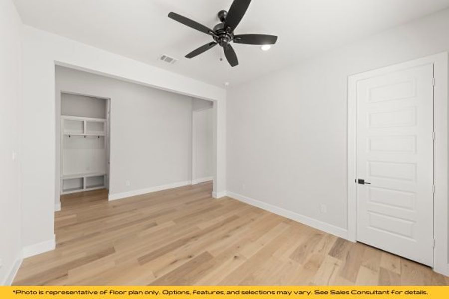 Representative unfurnished interior of a home built from the The Catalina by Stonefield Homes in The Highlands, Rockwall (Image 99).