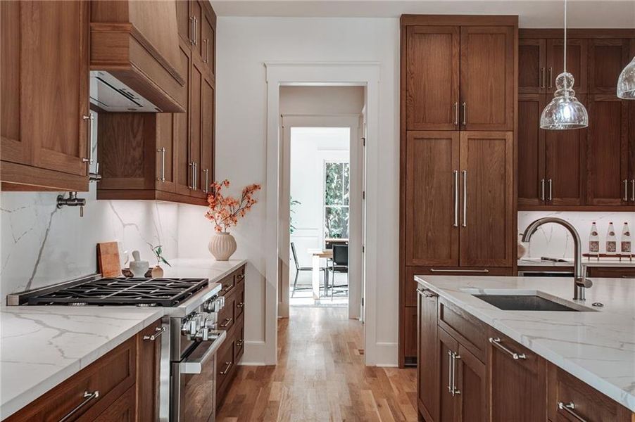 Furnished interior view inside a new home in , Atlanta (Image 46).