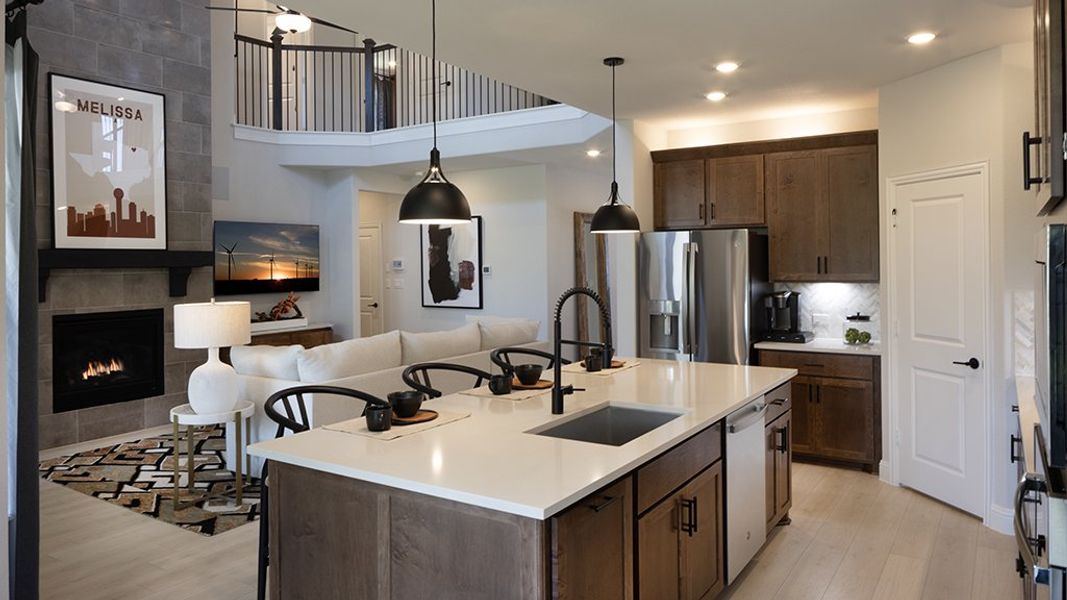 Furnished interior view inside a new home in The Ridge at Northlake, Northlake (Image 5). Furnished interior view inside a new home in The Ridge at Northlake, Northlake (Image 5).