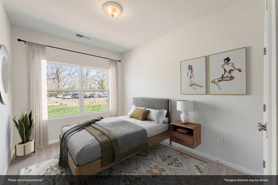 Furnished interior view inside a new home in Edwards Station, Taylors (Image 9).
