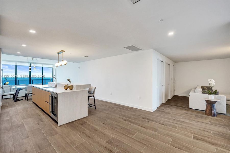 Furnished interior view inside a new home in , Pompano Beach (Image 39).