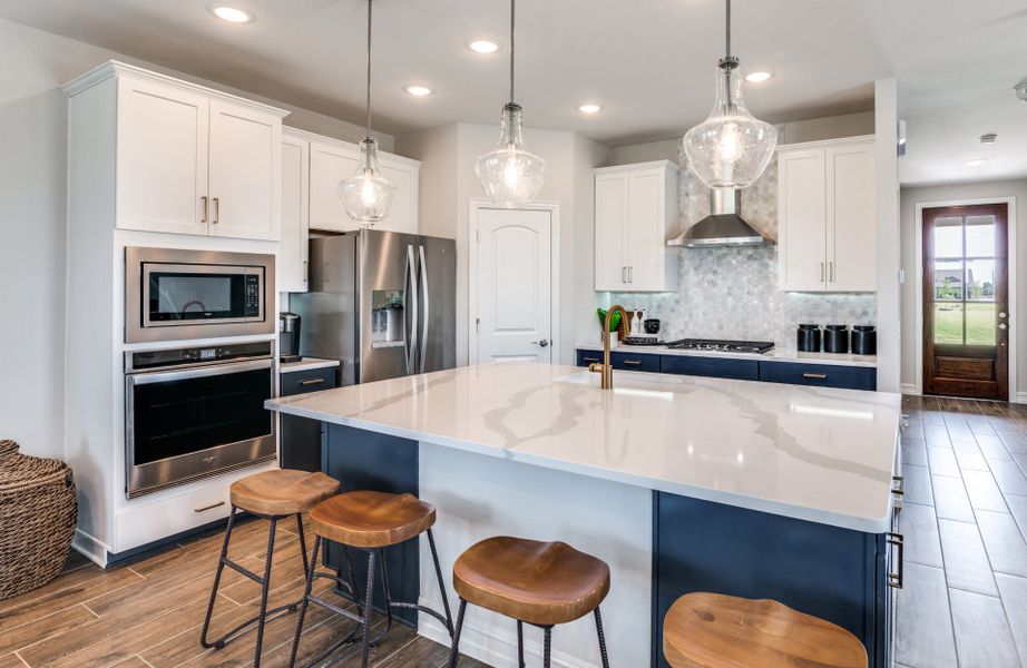 Open island kitchen with tons of counter space