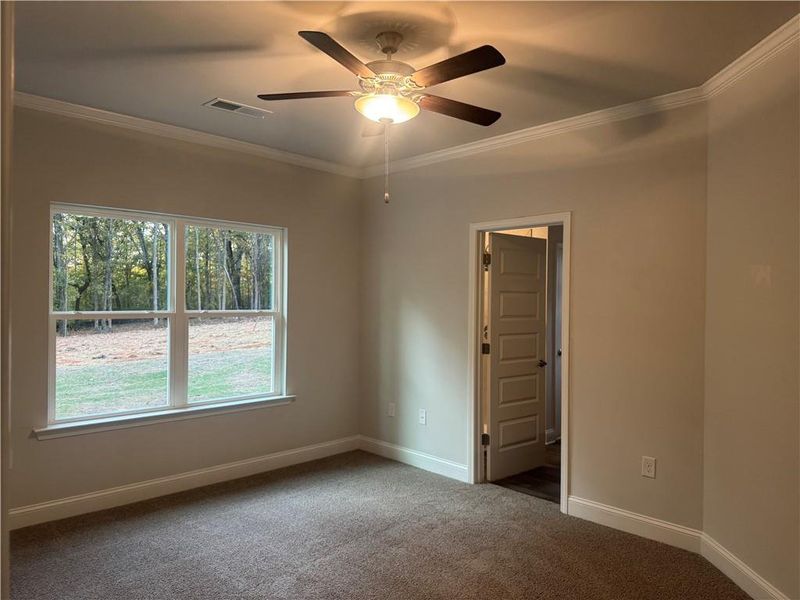 Spacious, unfurnished interior of a new home in The Fields of Walnut Creek, Pendergrass (Image 20).