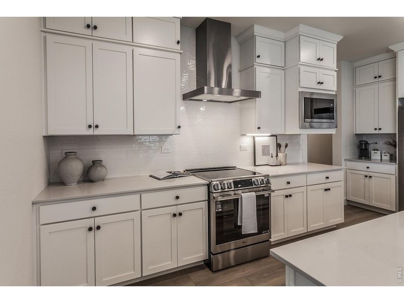 Furnished interior view inside a new home in Trailside Story Collection - Single Family Homes, Timnath (Image 34).