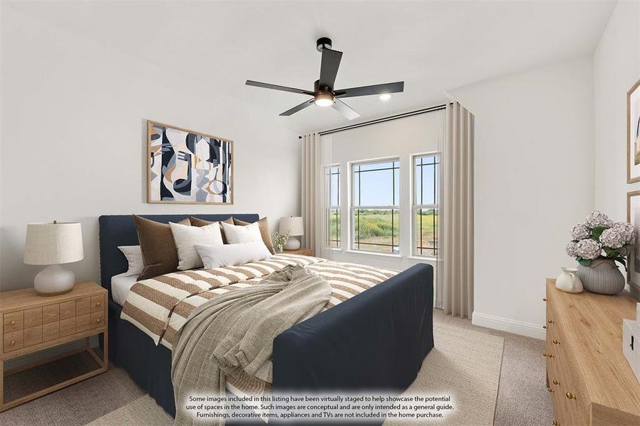 Furnished interior view inside a new home in Mosaic, Celina (Image 17). Furnished interior view inside a new home in Mosaic, Celina (Image 17).