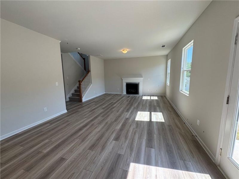 Spacious, unfurnished interior of a new home in The Reserve at Willow Oaks, Canton (Image 7).