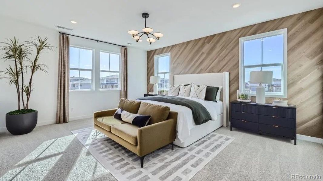 Furnished interior view inside a new home in Macanta: The Legends Collection, Castle Rock (Image 15).