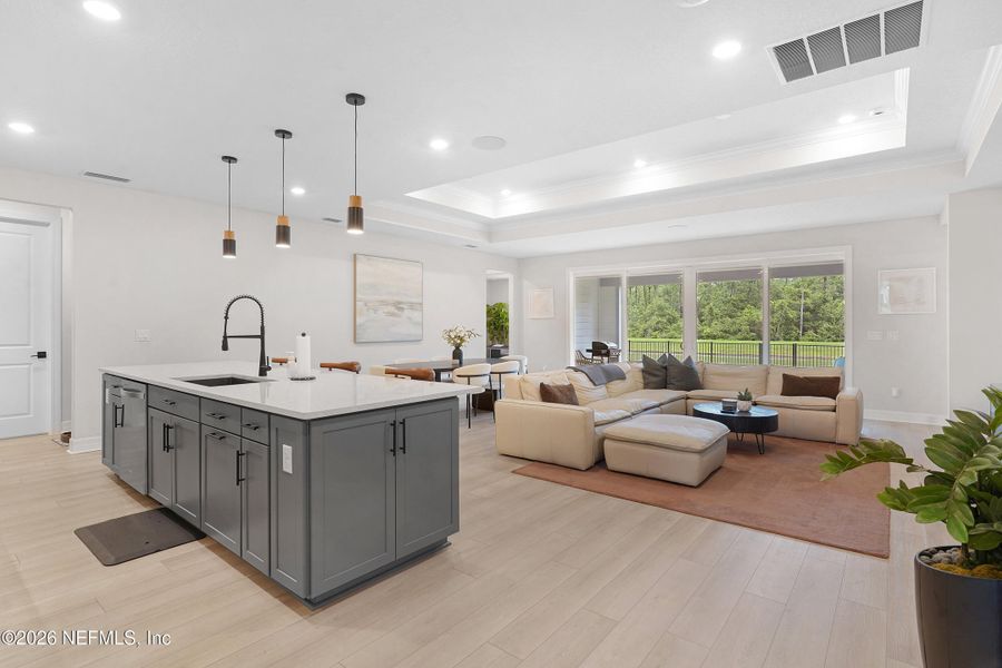 Furnished interior view inside a new home in , Jacksonville (Image 18).
