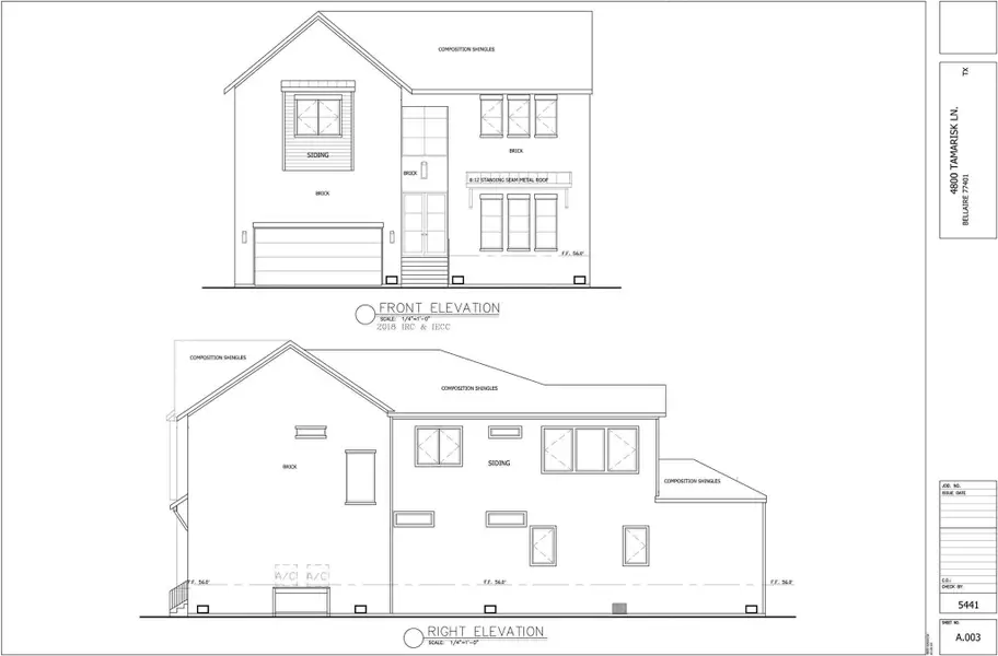 Exterior rendering of this home design in , Bellaire, TX (Image 3). Exterior rendering of this home design in , Bellaire, TX (Image 3).