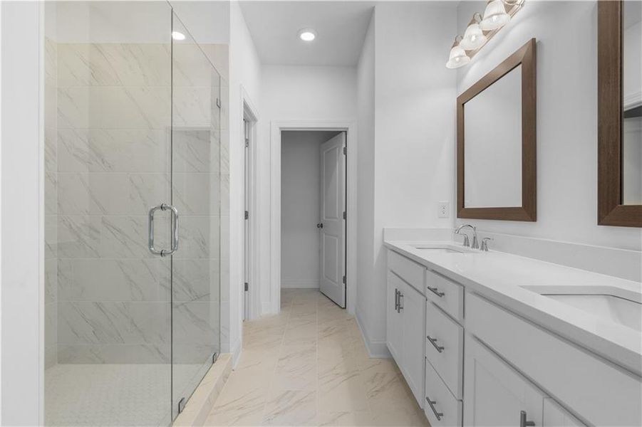 Furnished interior view inside a new home in Millcroft Townhomes, Buford (Image 2).