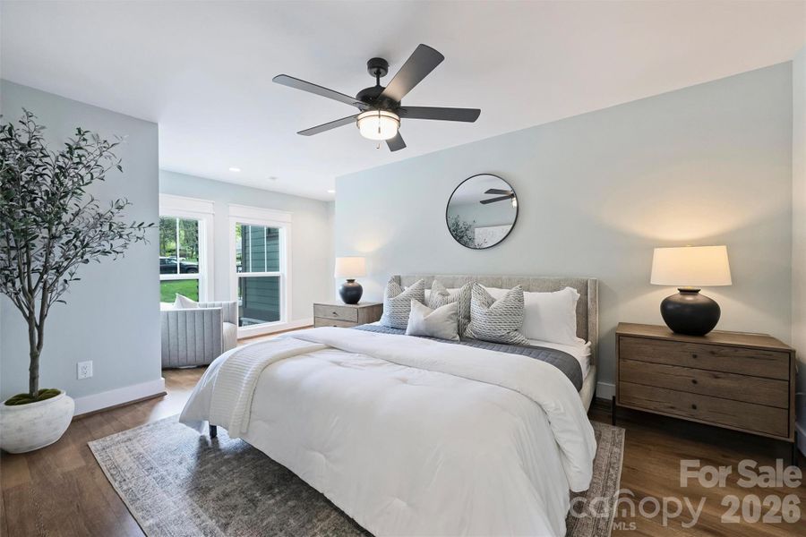 Furnished interior view inside a new home in , Charlotte (Image 43).