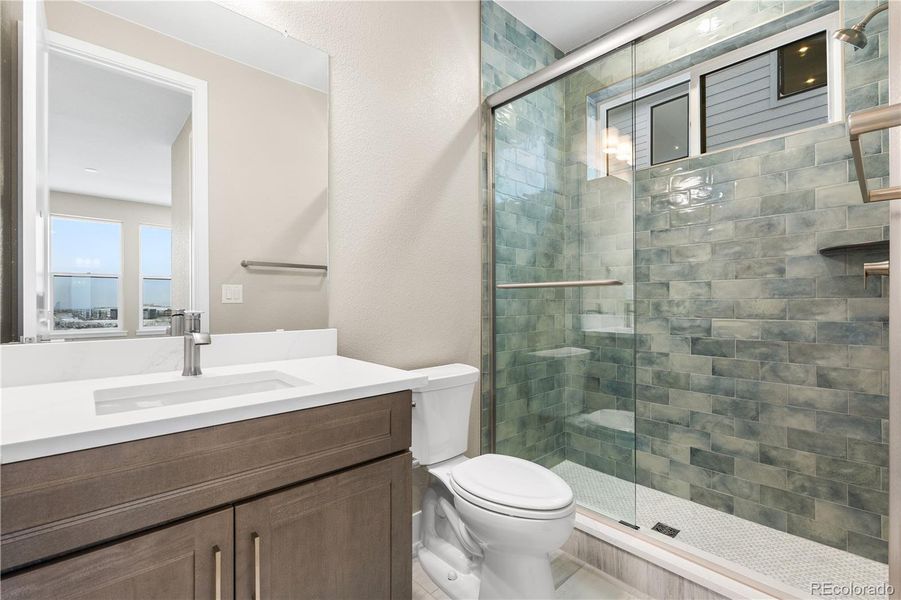 Furnished interior view inside a new home in Autograph at Lyric, Lone Tree (Image 30).