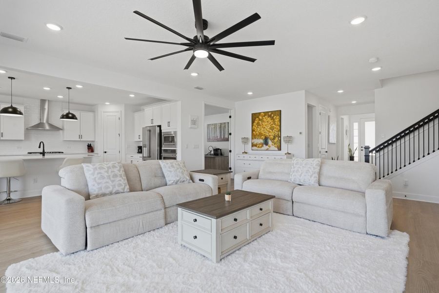 Furnished interior view inside a new home in TrailMark, St. Augustine (Image 32).