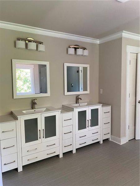 Furnished interior view inside a new home in , Flowery Branch (Image 23).