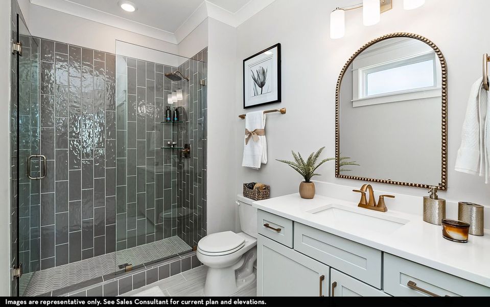 Furnished interior view inside a new home in High Park Hill, Arrington (Image 4).