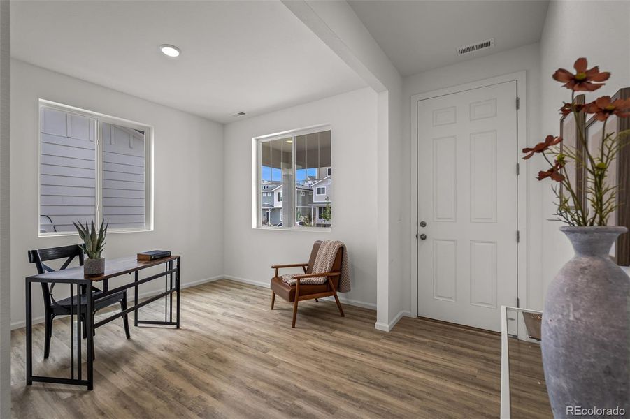 Furnished interior view inside a new home in , Colorado Springs (Image 33).