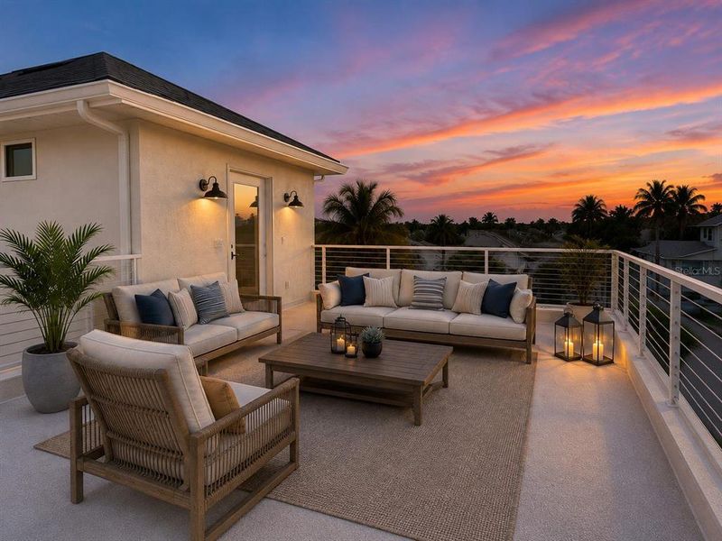 Exterior details and patio area of a home in , Indian Rocks Beach (Image 33). Exterior details and patio area of a home in , Indian Rocks Beach (Image 33).