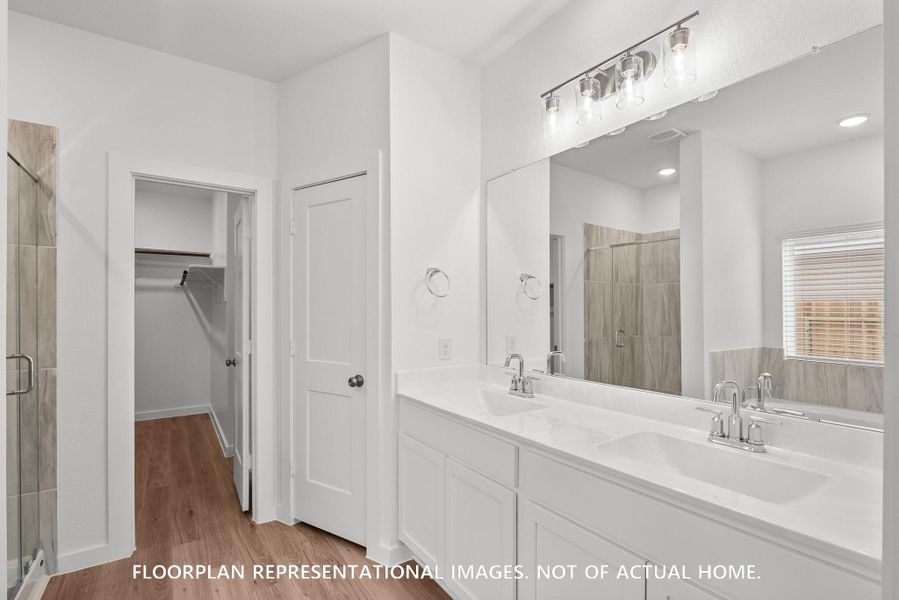 Furnished interior view inside a new home in Summerview, Fulshear (Image 8).