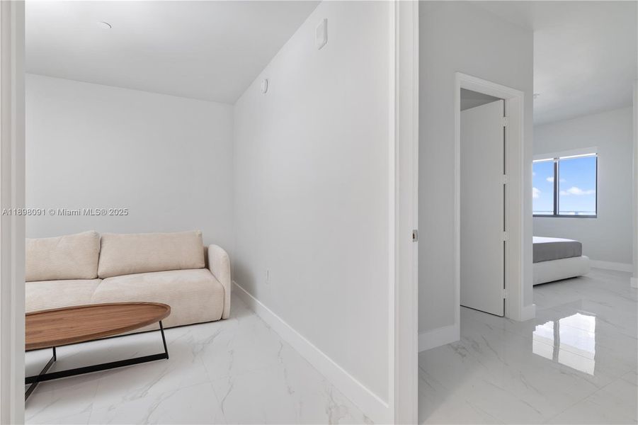 Furnished interior view inside a new home in , Miami (Image 24). Furnished interior view inside a new home in , Miami (Image 24).