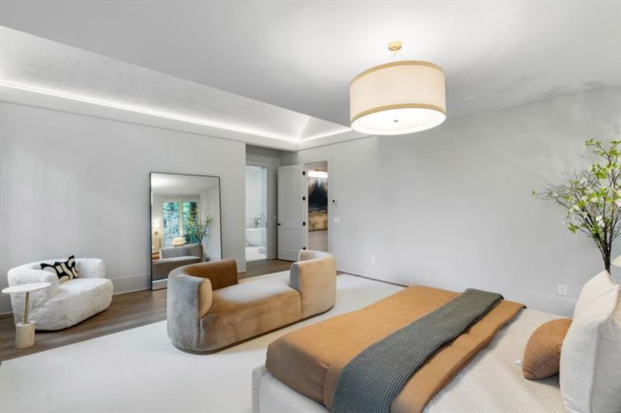 Furnished interior view inside a new home in , Atlanta (Image 50).