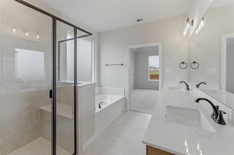 Furnished interior view inside a new home in Cedar Ridge Estates, Anna (Image 7).