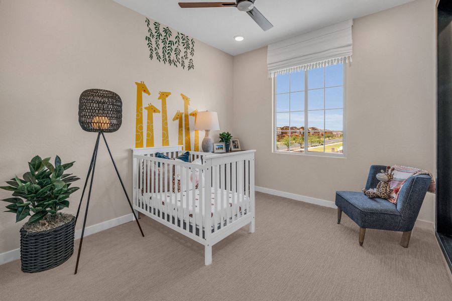 Bedroom | Cyan | Greenpointe at Eastmark | New homes in Mesa, Arizona | Landsea Homes