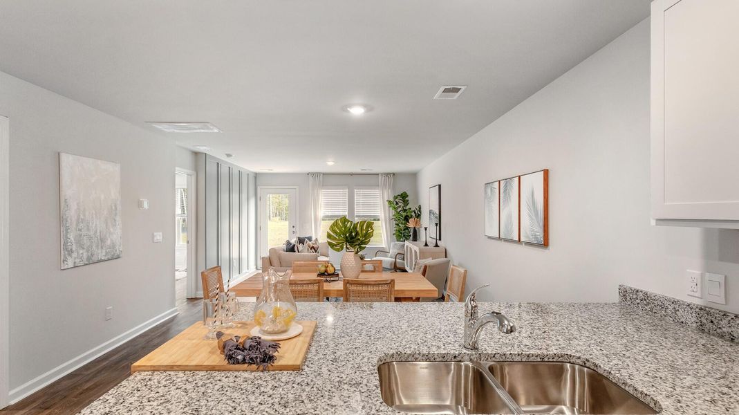 Furnished interior view inside a new home in Sheep Island, Summerville (Image 4).
